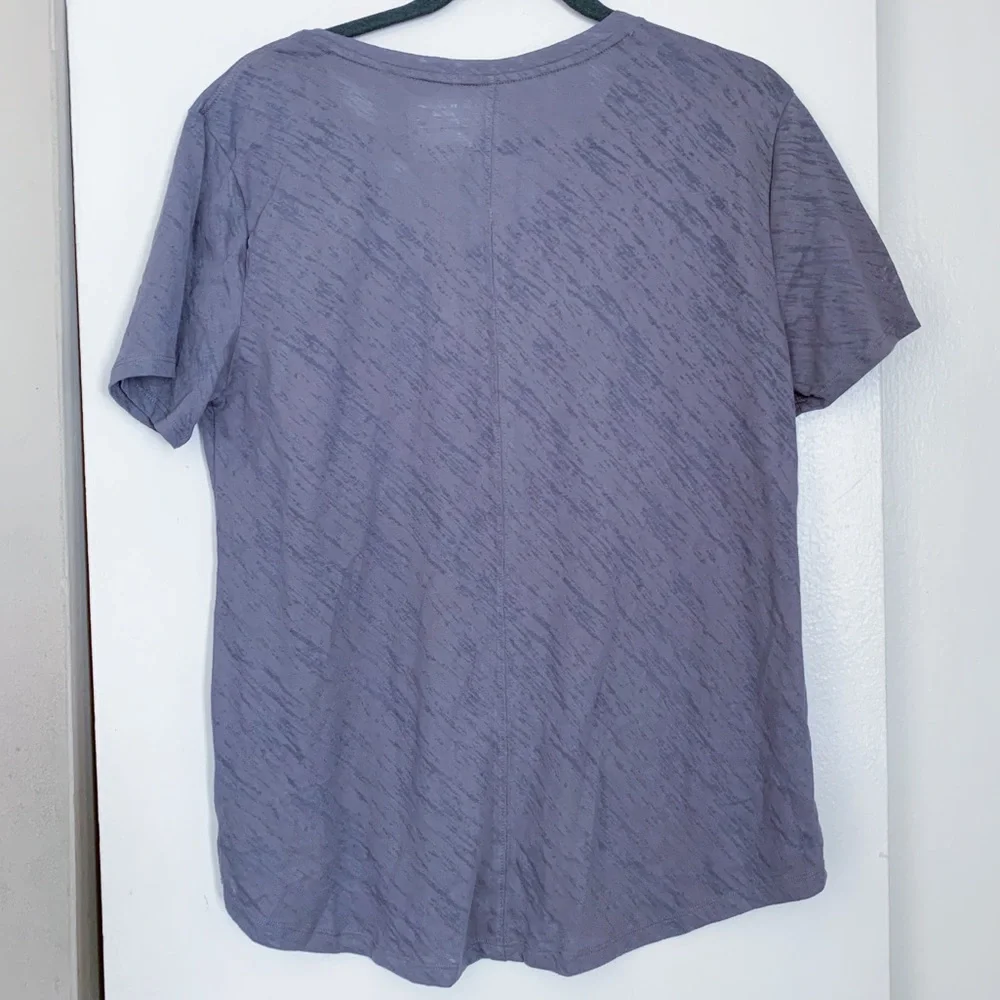 Tek Gear Gray Slub Workout T-Shirt - Picture 3 of 3